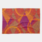 Elegante Retro farbenfrohe Pattern Küchenhandtüche Geschirrtuch (Horizontal)