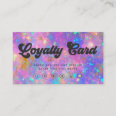 Elegante Retro Gold Fire Opal Treuekarte Visitenkarte (Vorderseite)