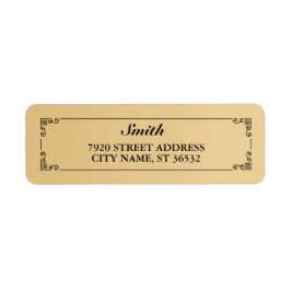 Elegante Retro Golden Gradient