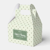 Elegante Retro Green Soap Bar Box Verpackung Geschenkschachtel (Vorderseite)