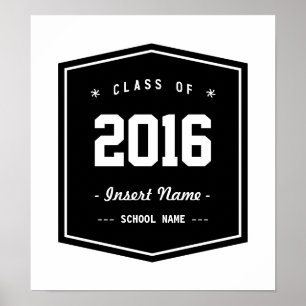 Elegante Retro-Klasse Poster