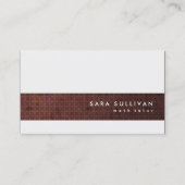 Elegante Retro Pattern Math Tutor Business Card Visitenkarte (Vorderseite)