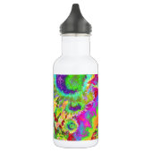 Elegante Retro-Sonnenblumenfelder Edelstahlflasche (Links)