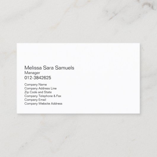 Elegante Retro Tealtiles Beruflich BusinessCard Visitenkarte (Rückseite)