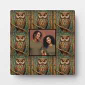 Elegante Retrouschenwaldpflanze Fotovorlage Fotoplatte (Vorderseite)