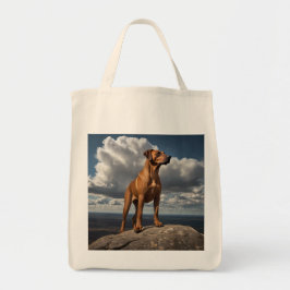 Elegante Rhodesian Ridgeback Grocero Tasche