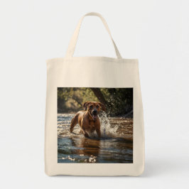 Elegante Rhodesian Ridgeback Grocero Tasche