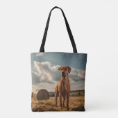 Elegante Rhodesian Ridgeback Schulter-Tasche Tasche (Rückseite)