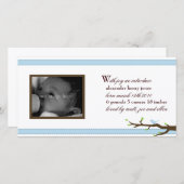 Elegante Ribbon-Ankündigung Ankündigung (Vorne/Hinten)