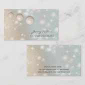 Elegante rieszierende holografisch schicke Luxuspe Visitenkarte (Vorne/Hinten)