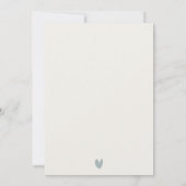 Elegante Rocky Pine Frische Pasta machen Save The Date (Rückseite)