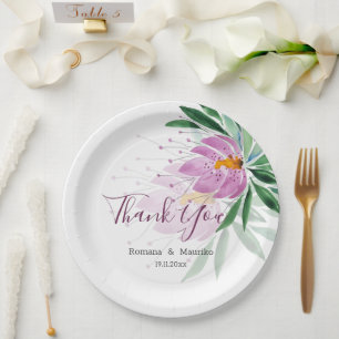 Elegante Rodelbahn mit Aussicht Pappteller