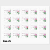 Elegante Rodelbahn mit Aussicht Quadratischer Aufkleber (Blatt)