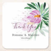 Elegante Rodelbahn mit Aussicht Rechteckiger Pappuntersetzer (Vorderseite)