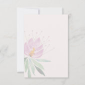 Elegante Rodelbahn mit Aussicht RSVP Karte (Rückseite)