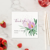 Elegante Rodelbahn mit Aussicht Serviette (Beispiel)