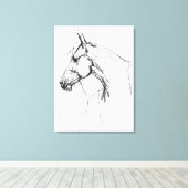 Elegante Rodelbahn - Premium Leinwanddruck (Insitu (Holzboden))