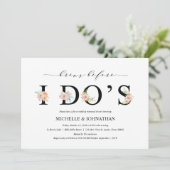 Elegante Romance Hochzeit Probe Dinner Einladungen (Stehend Vorderseite)