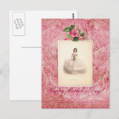 Elegante Romance Postkarte (Vorne/Hinten)