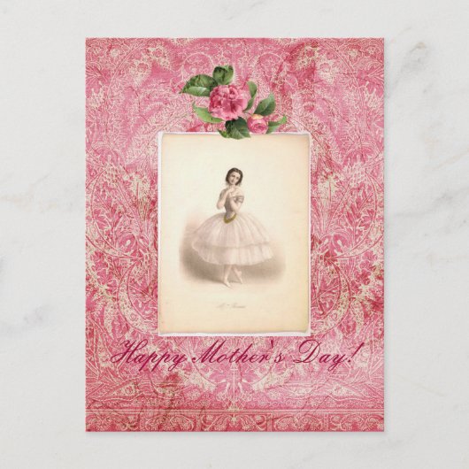 Elegante Romance Postkarte (Vorderseite)