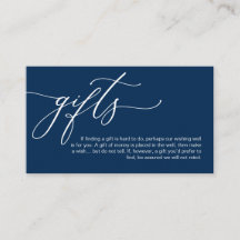 Elegante Romantik, Navy Blue, Ein Hinweis auf Gesc