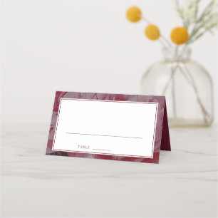 Elegante romantische Blume Sitzende Tisch-Platzkar Platzkarte