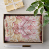 Elegante Romantische Blumen & Schmetterlinge Decou Seidenpapier (Geschenk)