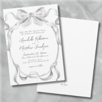 Elegante romantische Bow handgeschriebene Whimsica