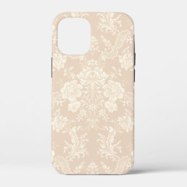 Elegante Romantische Chic Floral Damask-Cream Case-Mate iPhone Hülle