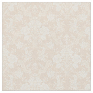 Elegante romantische Chic Floral Damask-Cream Stoff