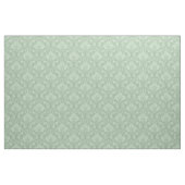 Elegante romantische Chic Floral Damask Grün Stoff (Fat Quarter (45,7 x 55,9 cm))