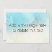 Elegante Romantische Flora Bouquet Dankeschön Kart (Rückseite)