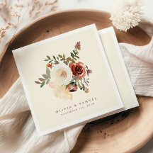 Elegante romantische Herbstblumenhochzeit