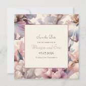 Elegante romantische Hochzeit mit klassischem Chic Save The Date (Vorderseite)