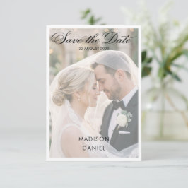 Elegante Romantische Klassische FOTO SAVE THE DATE