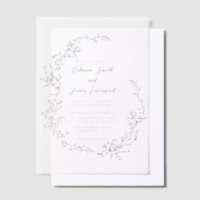 Elegante romantische Kranz Botanische Blumenhochze
