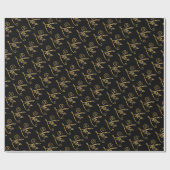 Elegante, romantische Liebe Geschenkpapier (Flach)