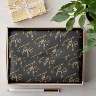 Elegante, romantische Liebe Seidenpapier