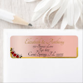 Elegante Romantische Paare Rose Goldene Hochzeit (Insitu)