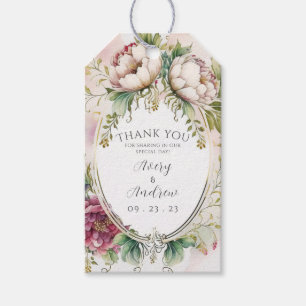 Elegante romantische Personalisierte Geschenkmarke Geschenkanhänger