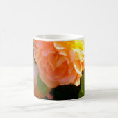 Elegante romantische Pfirsichfarben, gelb-orangefa Kaffeetasse (Mittel)