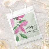 Elegante Romantische rosa Wildblumen Geschenktütchen (Ausgeschnitten)