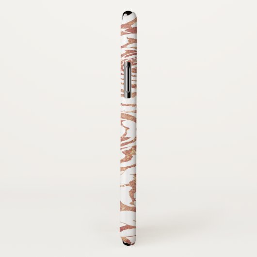 Elegante romantische Rose Gold Rose Muster Bild Case-Mate iPhone Hülle (Hinten/Rechts)