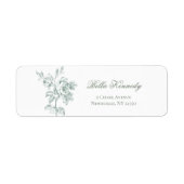 Elegante romantische salbeigrüne Rose (Vorne)