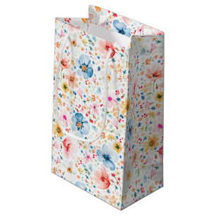 Elegante romantische Sommergeschenke mit Wildblume Kleine Geschenktüte