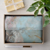 Elegante Rooster Floral Decoupage Seidenpapier (Geschenk)