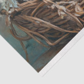 Elegante Rooster Floral Decoupage Seidenpapier (Ausschnitt)