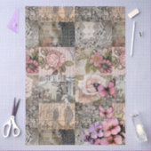 Elegante Rosa Abstrakte Kunstgalerie Entdeckungsre Seidenpapier (Basteln)