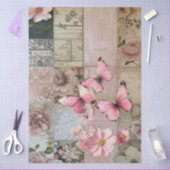 Elegante Rosa Abstrakte Kunstgalerie Entdeckungsre Seidenpapier (Basteln)