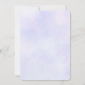 Elegante Rosa Aquarell Blume Bouquet Geburtstag Einladung (Rückseite)